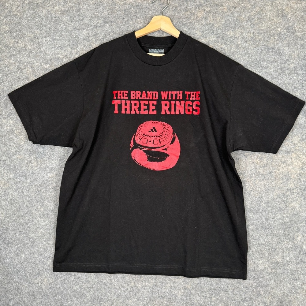 Rare Adidas Las Vegas Aces Championship Shirt Mens 2X Basketball WNBA Black Tee